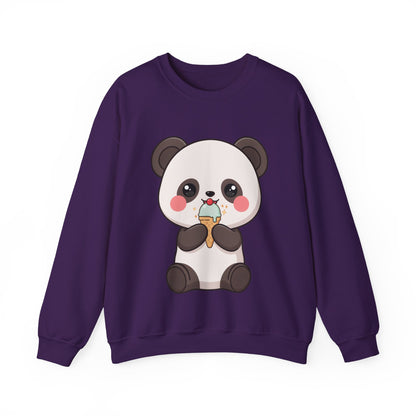 Kawaii Panda Sweatshirt – Cute Ice Cream Crewneck