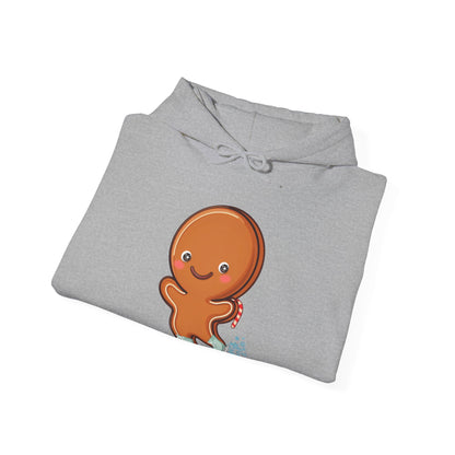 Kawaii Gingerbread Skating Hoodie for Cozy Winter Cheer