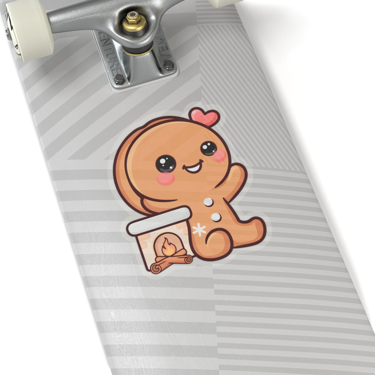 Kawaii Gingerbread Sticker for Cozy Holiday Cheer