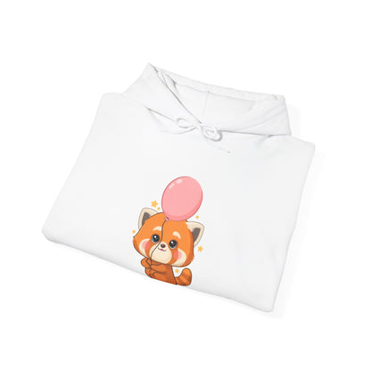 Kawaii Red Panda Hoodie, Cute Balloon Animal Sweatshirt