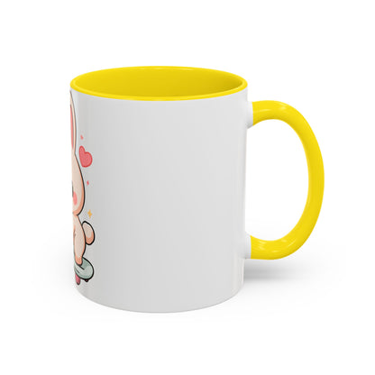 Kawaii Bunny Skateboard Mug – Cute Accent Coffee Mug
