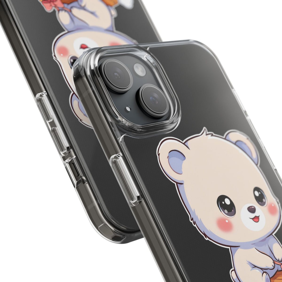Kawaii Polar Bear Phone Case, Cute Winter Gift