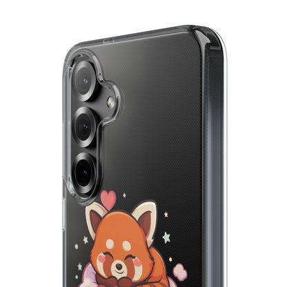 Cute Red Panda Phone Case, Dreamy Kawaii Cloud Art