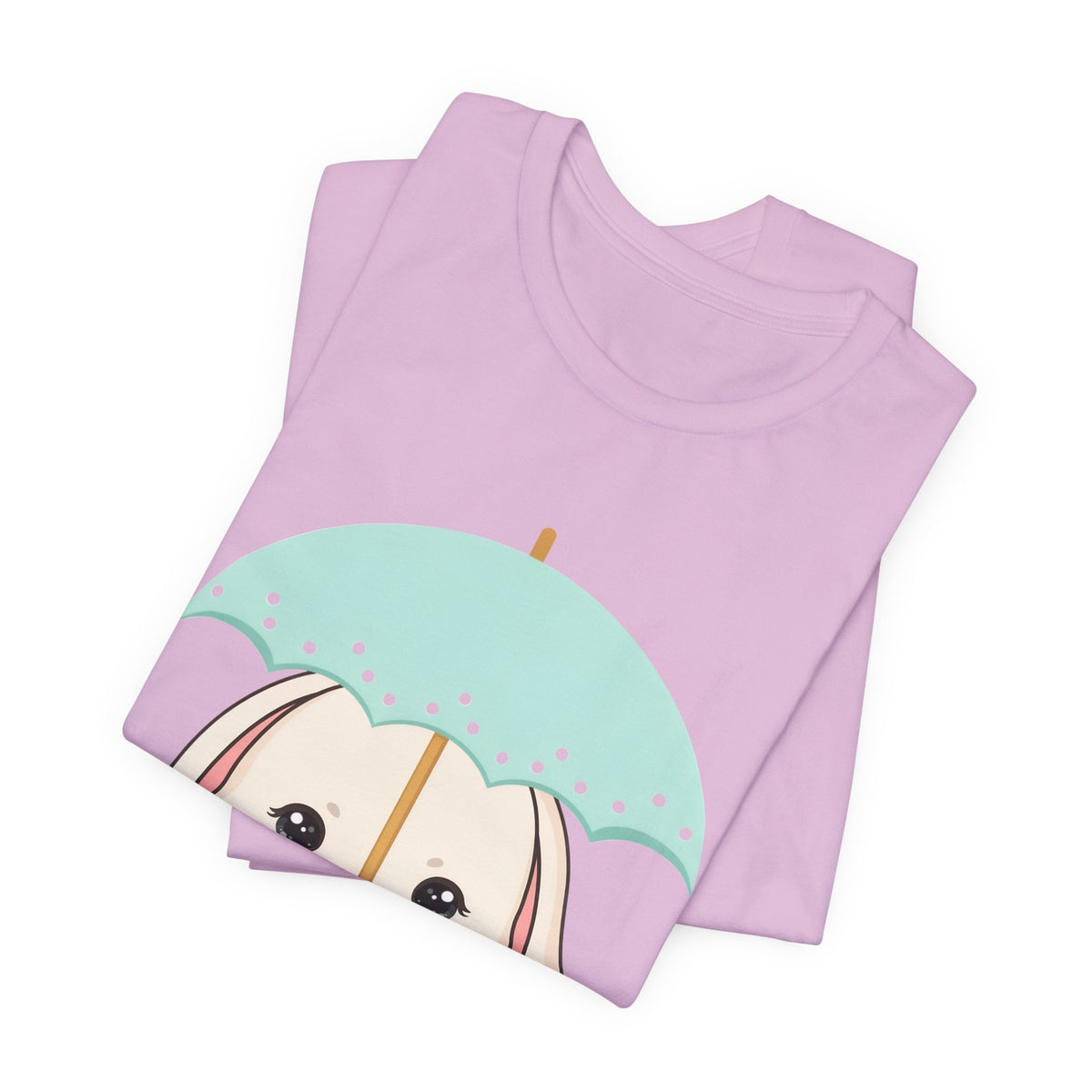 Kawaii Bunny T-Shirt, Cute Umbrella Rabbit Tee
