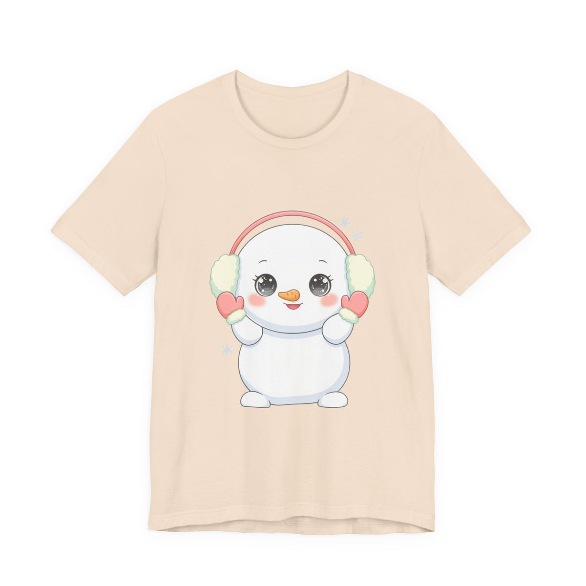 Kawaii Snowman T-Shirt for Cute Winter Style