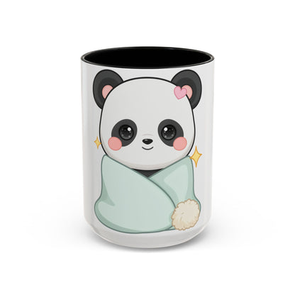 Kawaii Panda Accent Coffee Mug for Cozy Moments