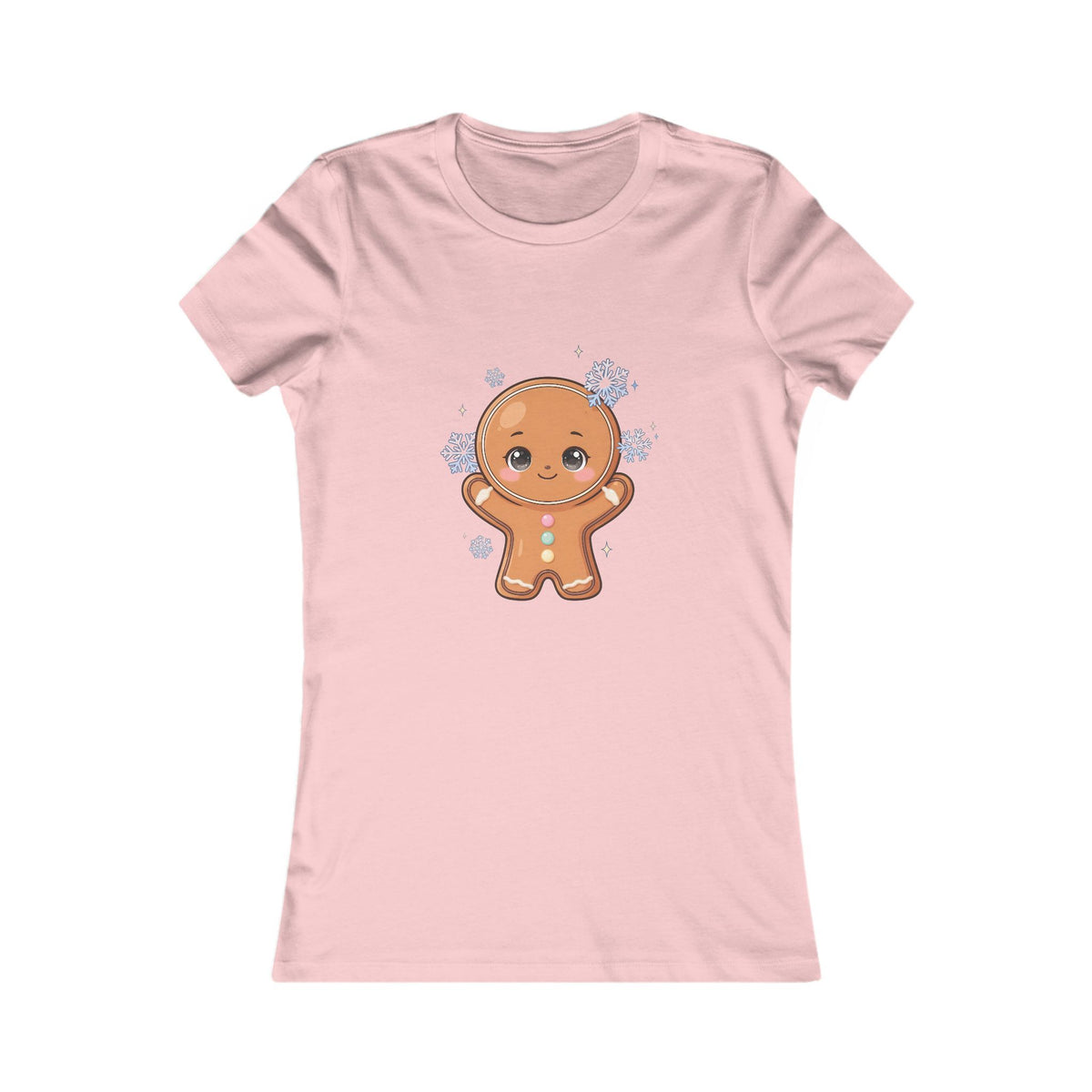 Kawaii Gingerbread T-Shirt for Cozy Winter Outings