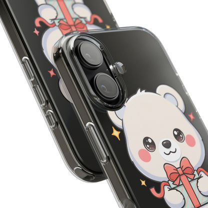 Kawaii Polar Bear Gift Phone Case for Holiday Gifting