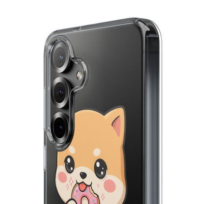 Kawaii Shiba Inu Phone Case with Donut