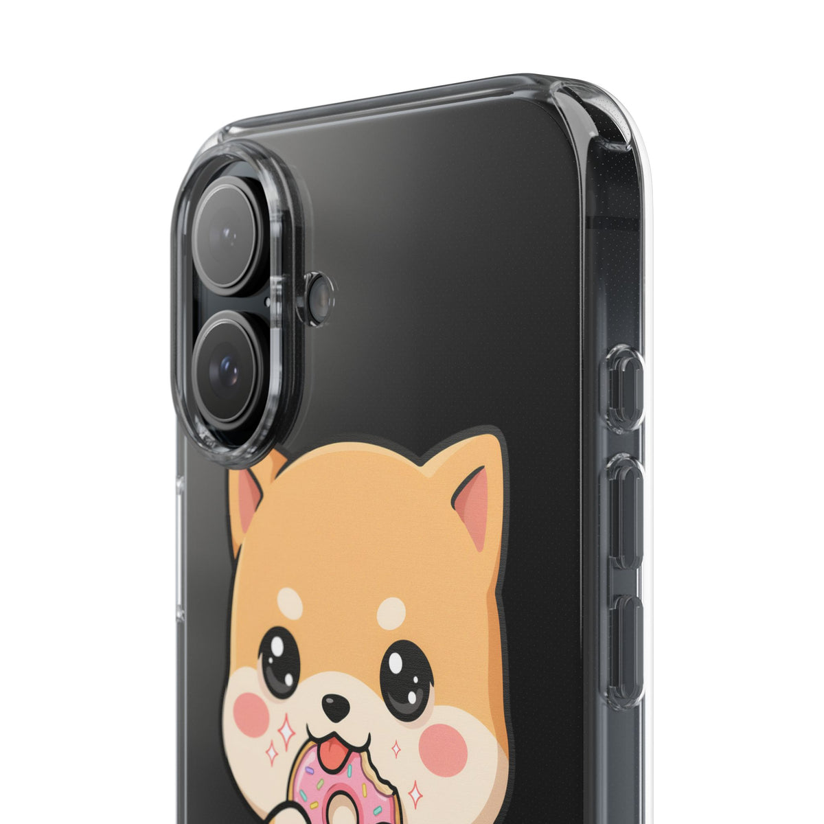 Kawaii Shiba Inu Phone Case with Donut