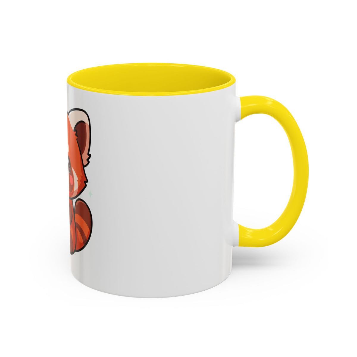 Red Panda Coffee Mug, Cute Latte Lover Accent Mug