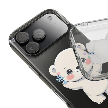 Kawaii Polar Bear Phone Case for a Cozy Winter Gift