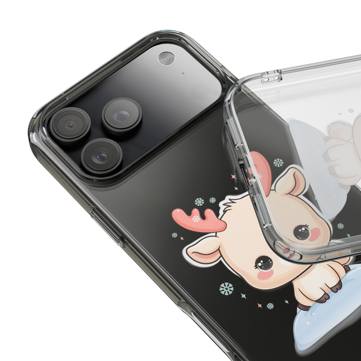 Kawaii Reindeer Phone Case for a Sweet Winter Cheer