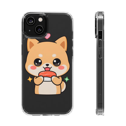 Kawaii Shiba Inu Phone Case for Sushi Lovers