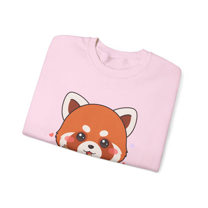 Kawaii Red Panda Ramen Sweatshirt for Cozy Foodie Days