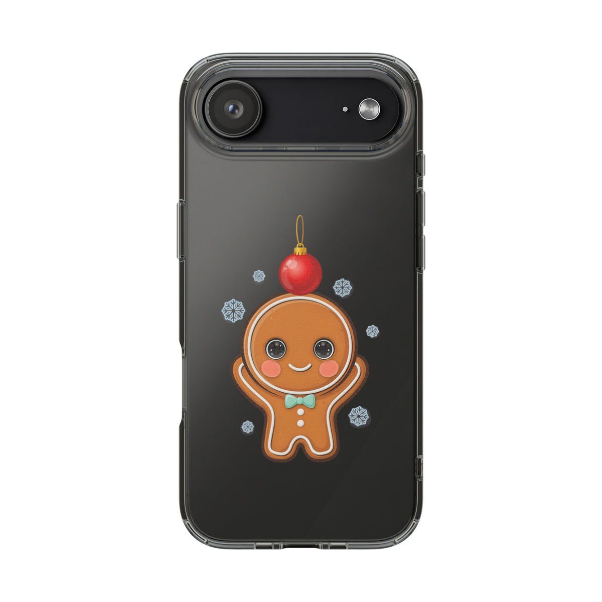 Christmas Gingerbread Phone Case, Cute Kawaii Holiday Gift