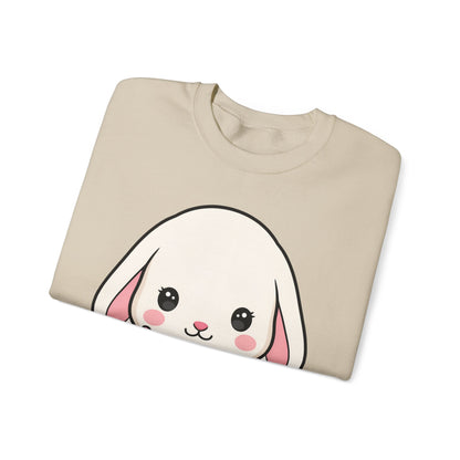 Kawaii Bunny Sweatshirt, Cute Gardening Crewneck