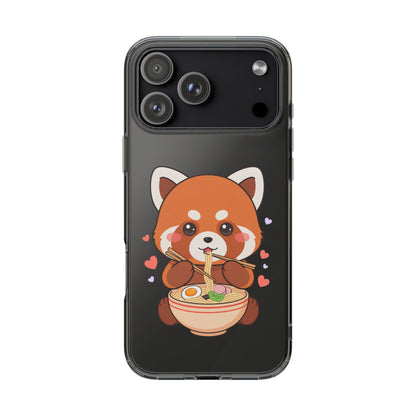 Red Panda Ramen Phone Case – Kawaii Food Lover Gift