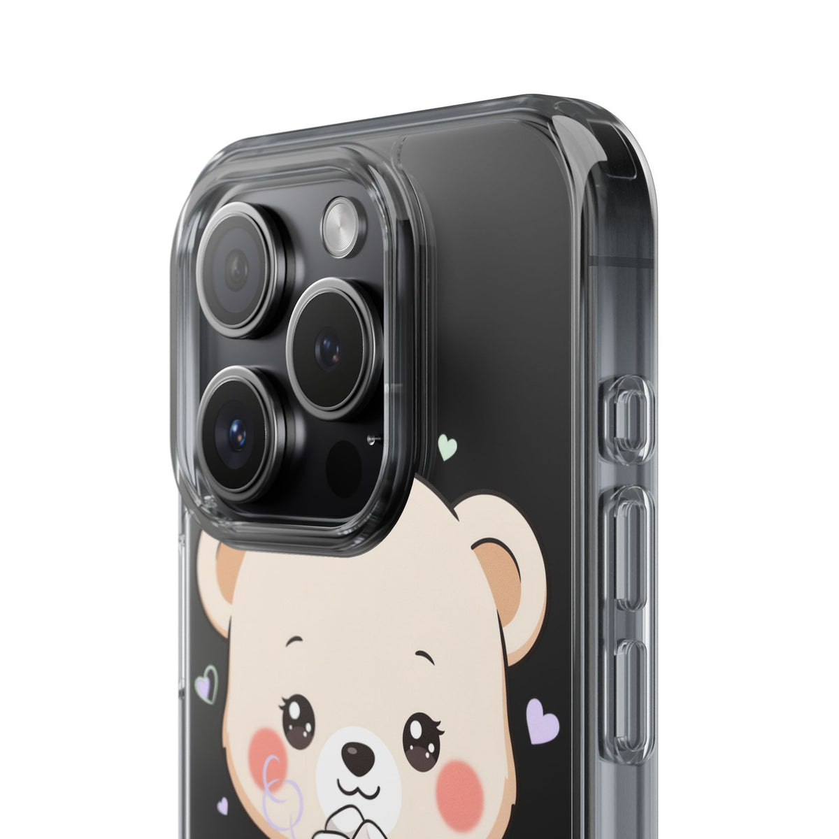 Kawaii Polar Bear Phone Case with Hot Cocoa