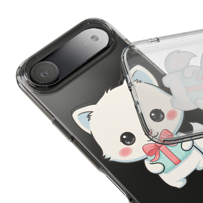Kawaii Arctic Fox Phone Case with Gift