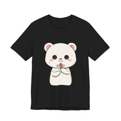 Kawaii Polar Bear Christmas T-Shirt for Cute Holiday Fans