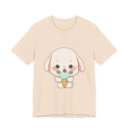 Kawaii Bunny Ice Cream Tee for Cute Style Lovers