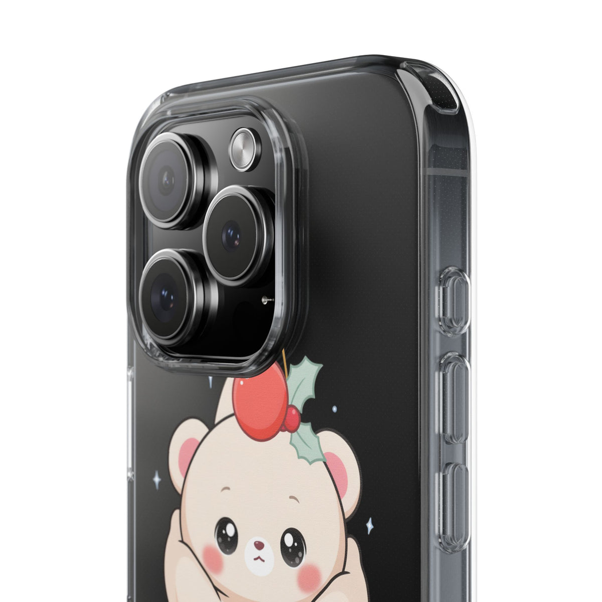 Kawaii Christmas Bear Phone Case for Cozy Holiday Days