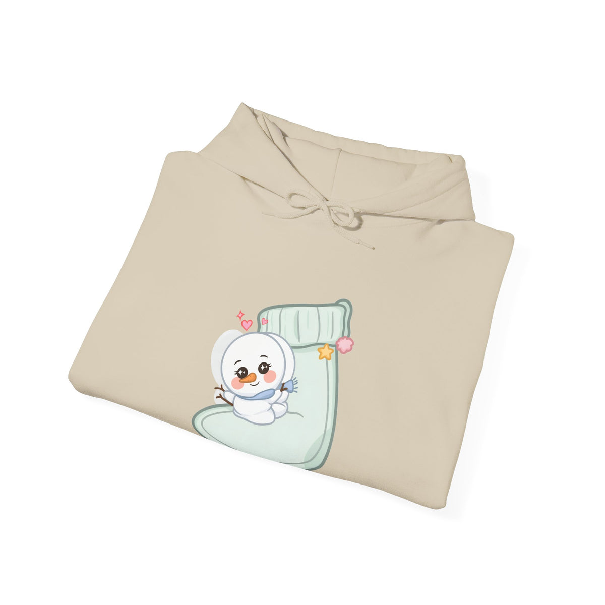 Kawaii Snowman Christmas Hoodie for Cozy Holiday Days