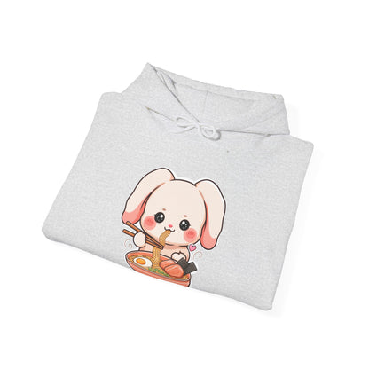 Kawaii Ramen Bunny Hoodie for Cute Foodie Style