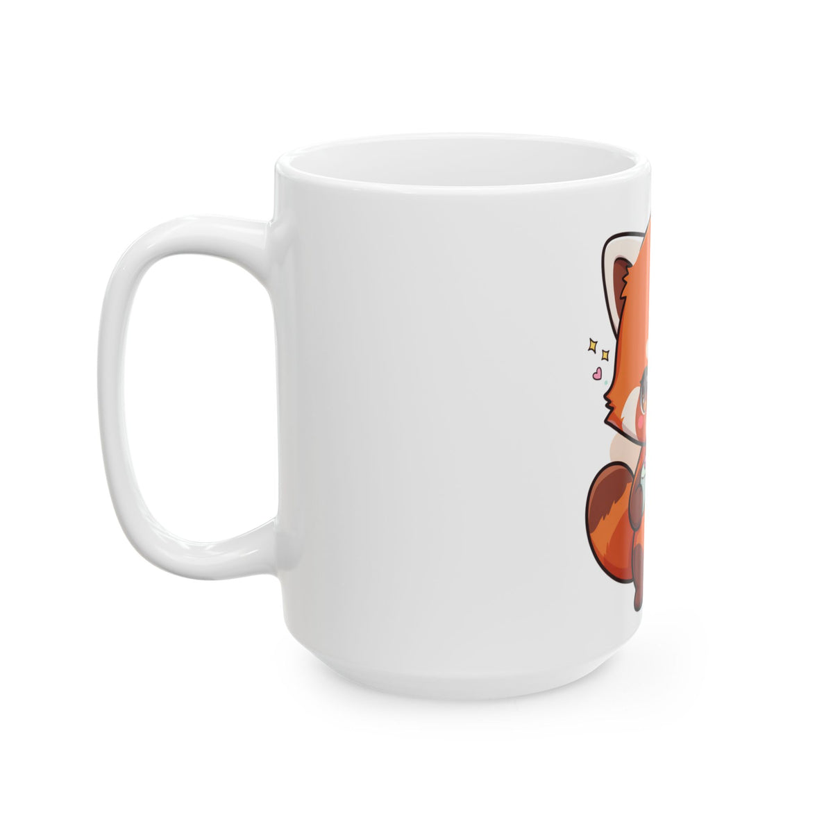 Gamer Red Panda Mug, Cute Gift for Video Game Fans