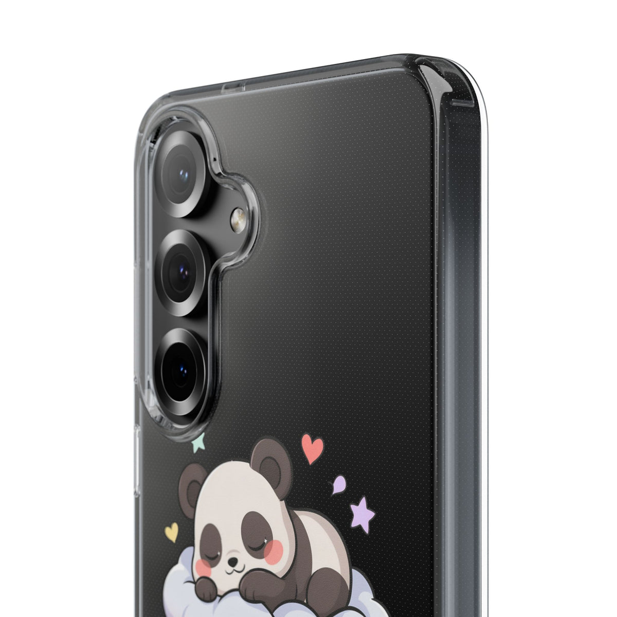 Sleeping Panda Clear Impact-Resistant Phone Case