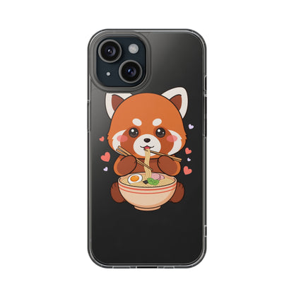 Red Panda Ramen Phone Case – Kawaii Food Lover Gift