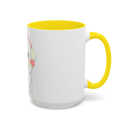 Kawaii Snowman Accent Coffee Mug for Cozy Winter Sips