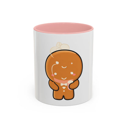 Kawaii Gingerbread Mug for Cozy Cocoa Breaks