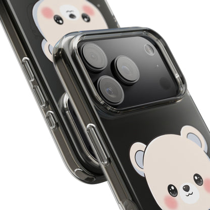 Kawaii Polar Bear Phone Case with Fairy Lights