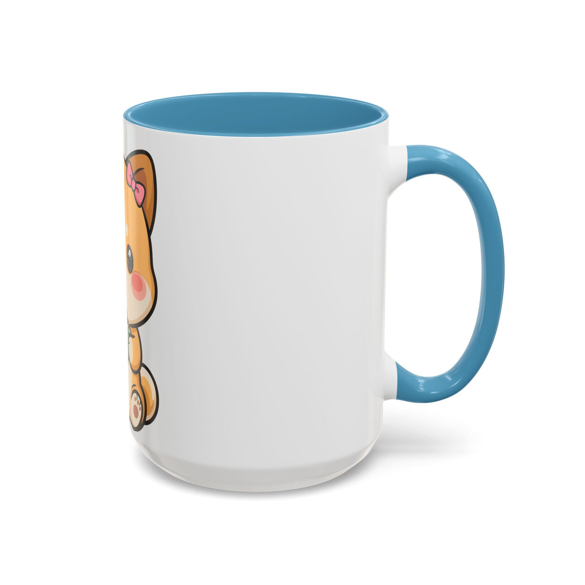 Kawaii Shiba Inu Coffee Mug, Cute Latte Lover Gift