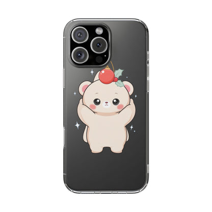 Kawaii Christmas Bear Phone Case for Cozy Holiday Days