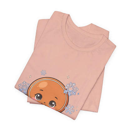 Kawaii Gingerbread Man T-Shirt for a Cozy Christmas Mood