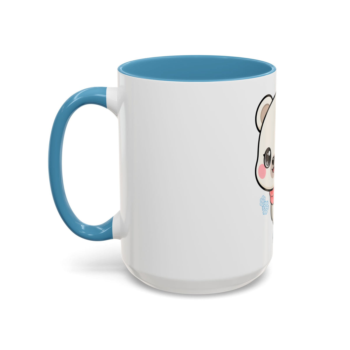 Polar Bear Ice Skating Mug – Cute Accent Coffee Mug
