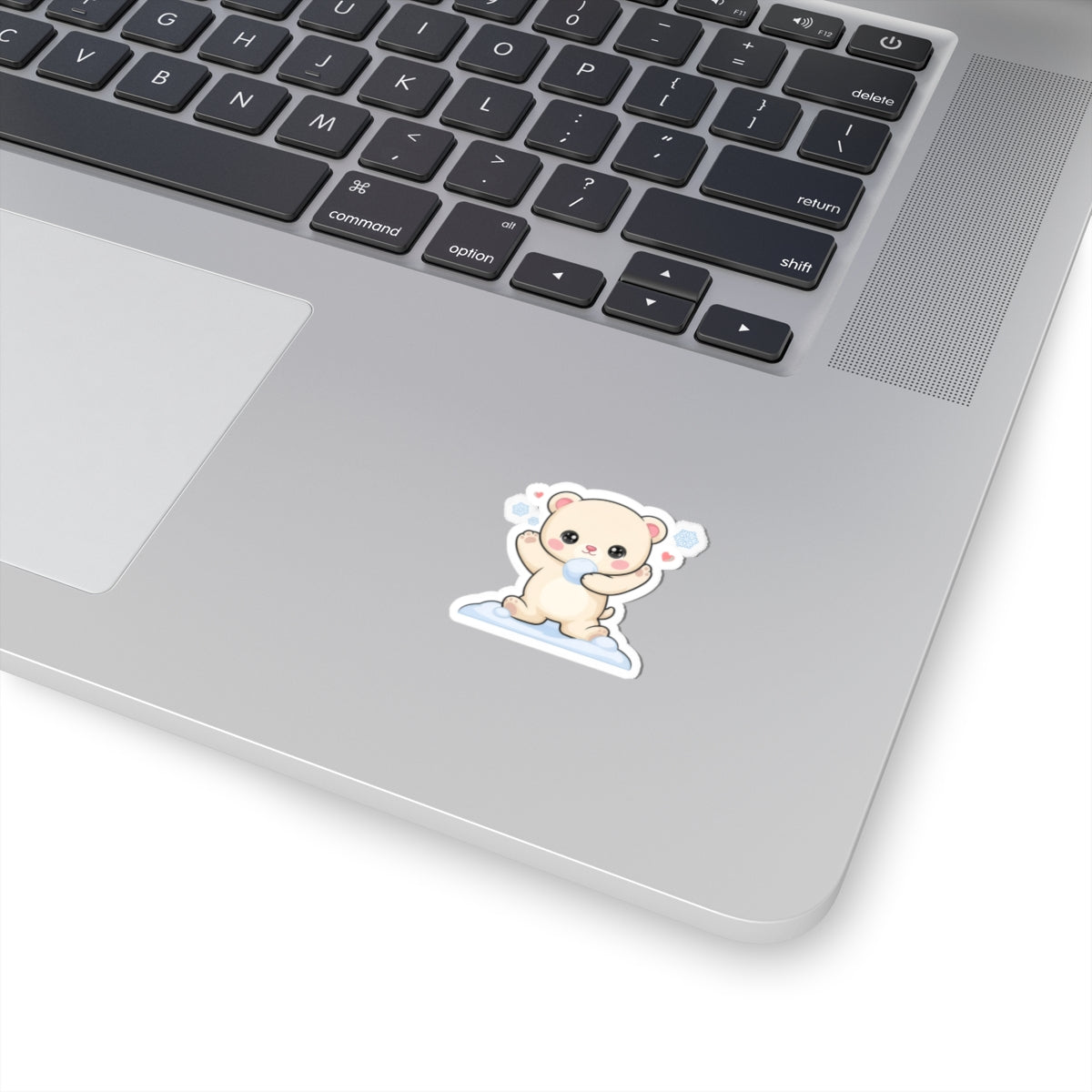 Kawaii Polar Bear Sticker for Laptops and Journals