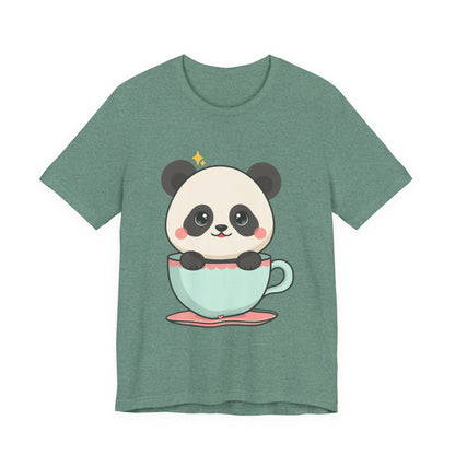 Kawaii Panda T-Shirt, Cute Teacup Panda Tee