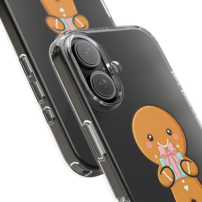 Gingerbread Man Phone Case, Cute Holiday Gift Design