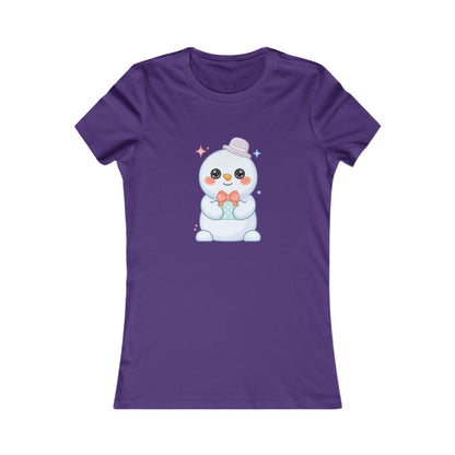 Cute Snowman T-Shirt for Kawaii Holiday Cheer