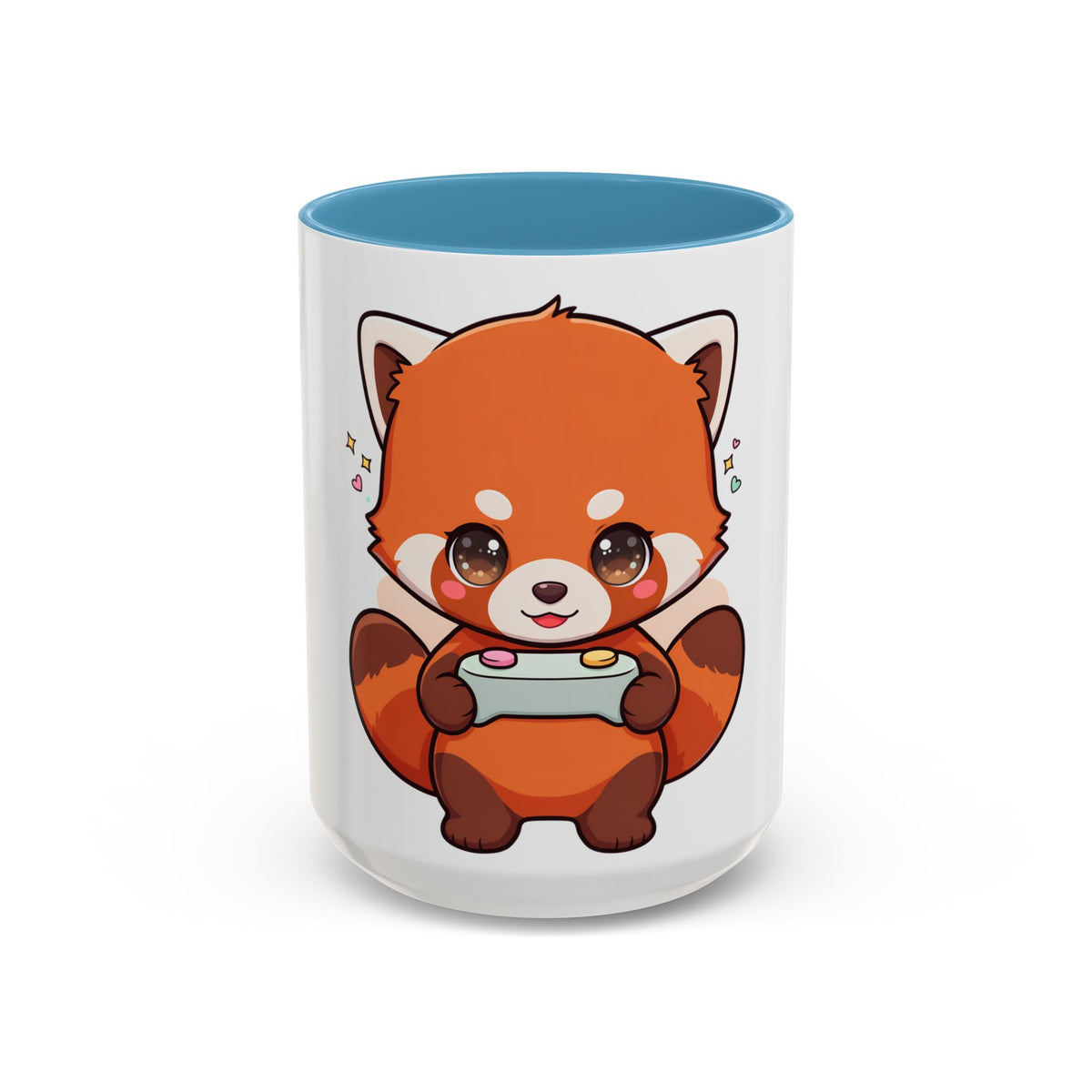 Red Panda Gamer Accent Coffee Mug for Cozy Desk Setups