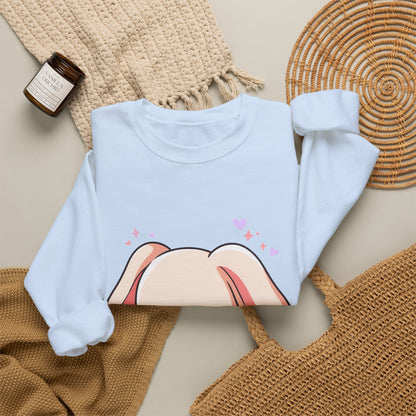 Kawaii Gamer Bunny Sweatshirt for Cozy Gaming Days