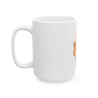 Kawaii Red Panda Mug with Balloon, 11oz or 15oz