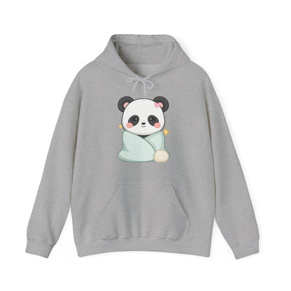 Kawaii Panda Hoodie, Cozy Chibi Animal Sweatshirt