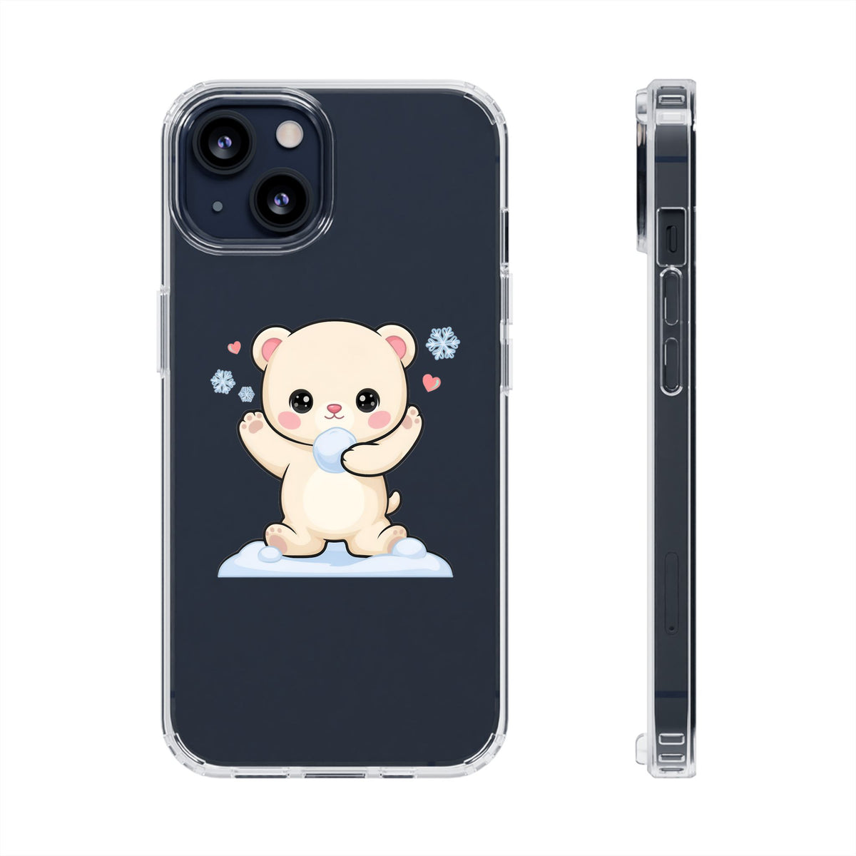 Kawaii Polar Bear Phone Case for Cute Animal Fans