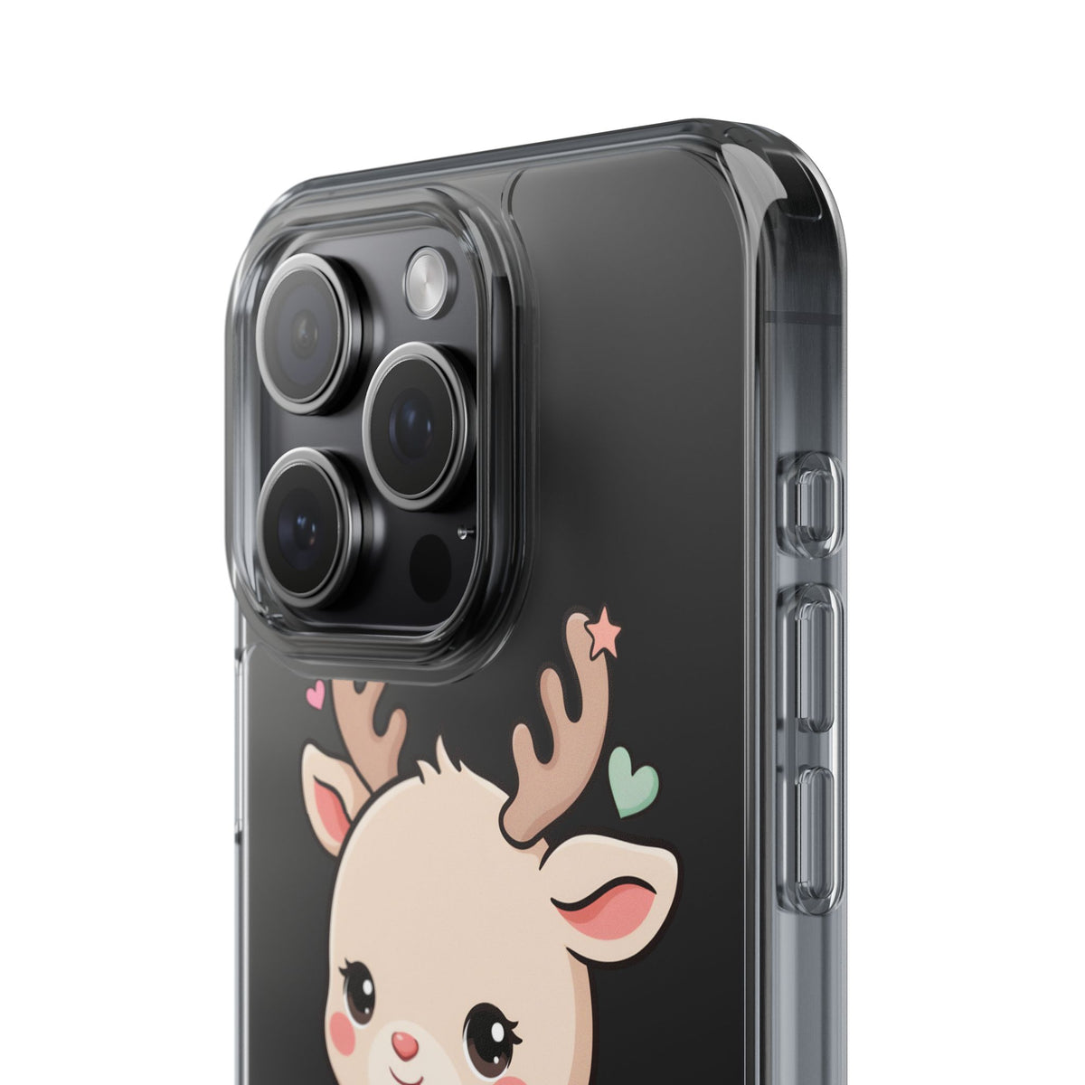 Kawaii Reindeer Phone Case for Cozy Holiday Cheer