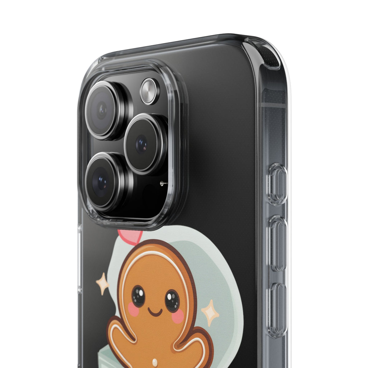 Gingerbread Man Phone Case – Kawaii Holiday Gift